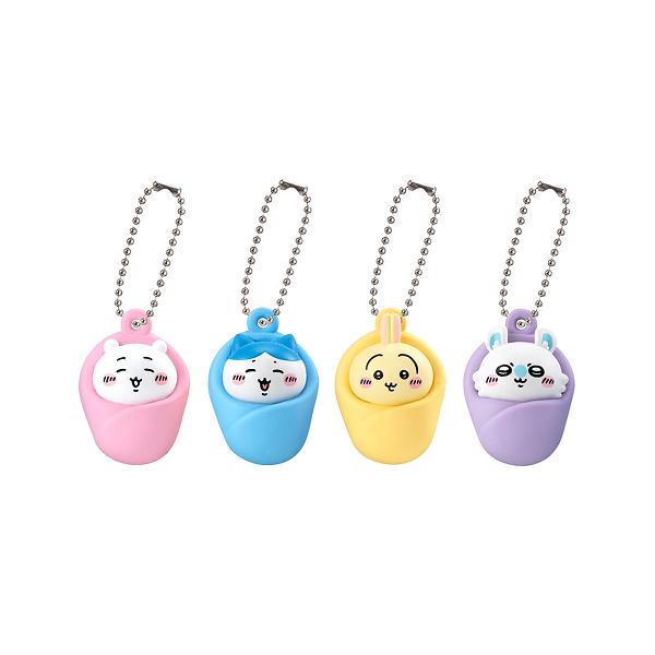 BANDAI ちいかわ おくるみマスコットチャーム 全4種セット