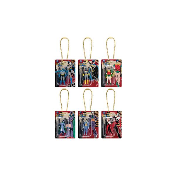 バットマン ブリスターチャームコレクションメーカー：バンダイ新古品・未使用品ラインナップ1.バットマン2.バットガール3.ロビン4.キャットウーマン5.ジョーカー6.ハーレイ・クインガチャガチャの特性上、冊子折れ及びシワや塗装ムラや傷がある...