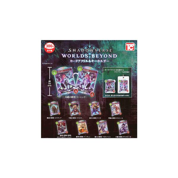 Shadowverse:Worlds Beyond カードアクリル＆キーホルダー 全9種セット