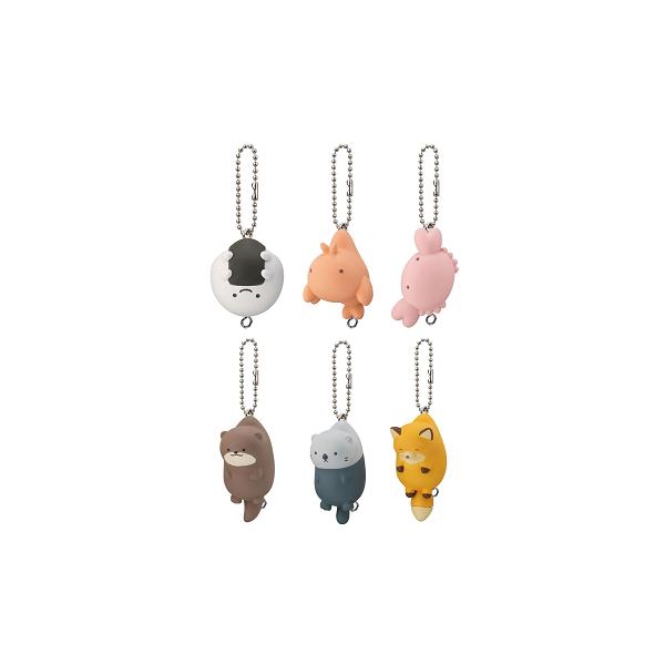 よこみぞゆりのなんでもいきもの つまんでつなげてマスコット メーカー：バンダイ新古品・未使用品ラインナップ1.のりおにぎり ボールチェーンver.2.エビ ボールチェーンver.3.カニ ボールチェーンver.4.カワウソ ボールチェーンv...