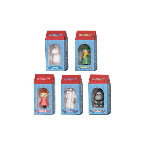 MOOMIN ミニチュアパッケージコレクション メーカー：バンダイ新古品・未使用品ラインナップ1.ムーミン2.スナフキン3.リトルミイ4.ニョロニョロ5.ご先祖さまガチャガチャの特性上、冊子折れ及びシワや塗装ムラや傷がある場合が御座います。