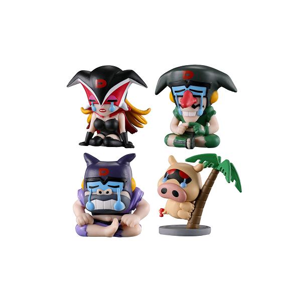 まちぼうけ ドロンボー一味の場合メーカー：バンダイ新古品・未使用品ラインナップ1.ドロンジョ2.ボヤッキー3.トンズラー4.おだてブタガチャガチャの特性上、冊子折れ及びシワや塗装ムラや傷がある場合が御座います。