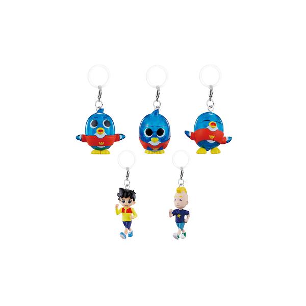 ペンギン賞品① BANDAI（バンダイ） ペンギンの問題 めじるしアクセサリー 全5種セット