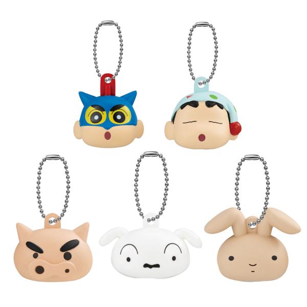クレヨンしんちゃん マスコットキャップチャーム 全5種セット コンプ コンプリートセット
