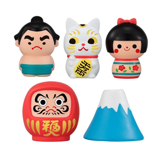 BANDAI（バンダイ） JAPAN ぷにぷにし隊 全5種セット コンプ