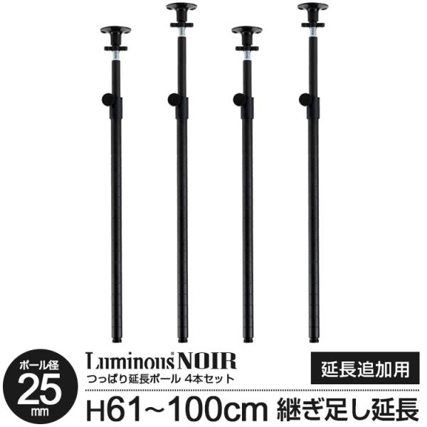 ���b�N �p�[�c �|�[�� �˂����� �����|�[�� ����60�`100cm ���~�i�X �m���[�� �|�[���a25mm ���ς� �n�k�΍� �e���V���� ����62�`100cm���� NOADD-P60J