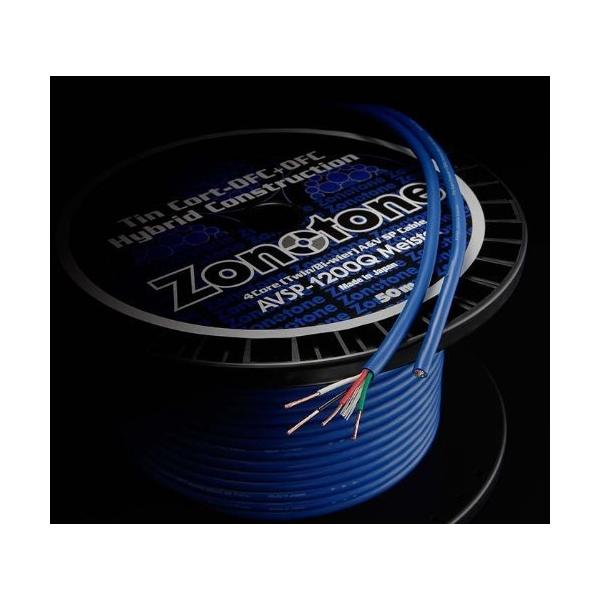 「商品情報」高純度無酸素銅 ＋ 錫メッキ純銅 ハイブリッド４芯スピーカーケーブル ☆ 導体には新２種ハイブリッド２層マルチストランド・コンストラクション仕上げによる４芯を採用。 ☆ 主としてホームシアター用のカスタムインストール用に開発され...