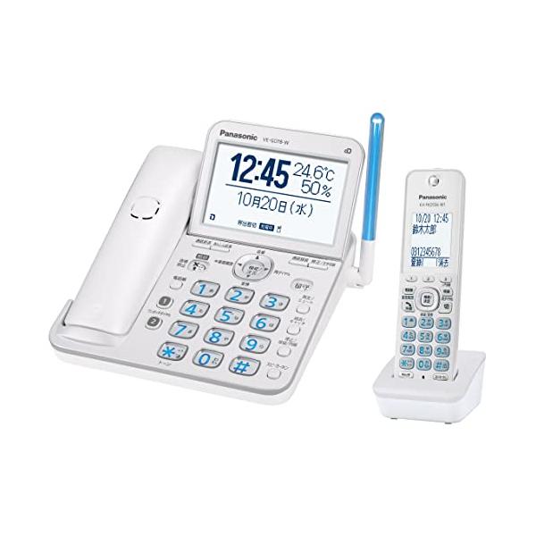 パナソニック コードレス電話機(子機1台付き) パールホワイト VE-GD78DL-W