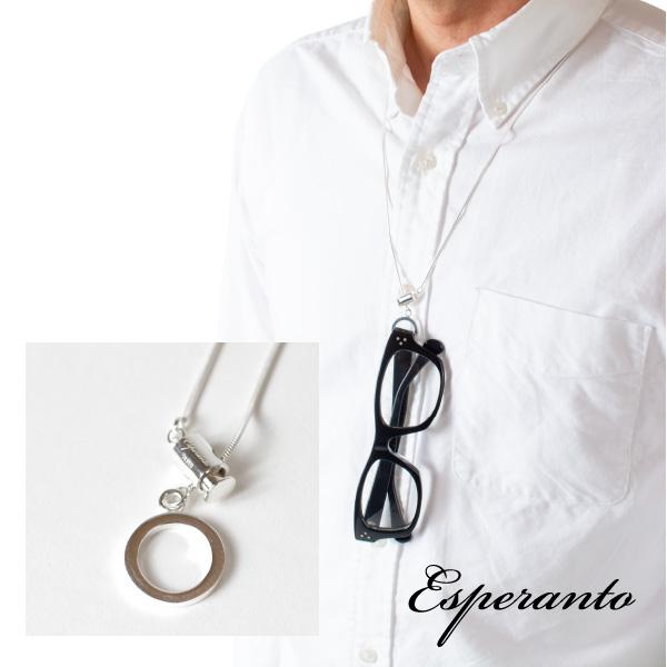 Esperanto（エスペラント） シルバーネックレス リング スネーク