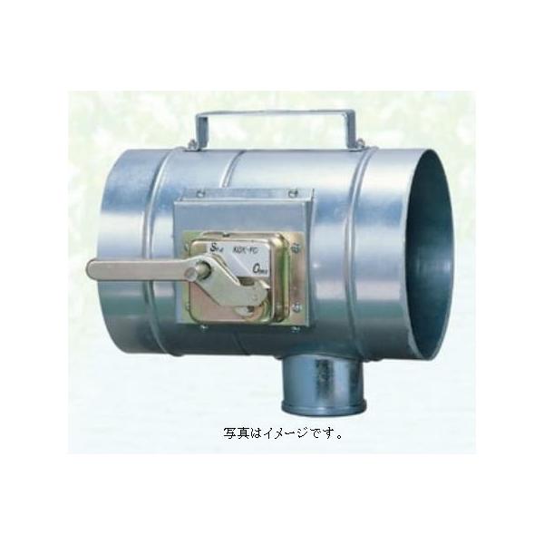 防火ダンパー FD-K(丸型) 角丸フランジ付 手動復帰 子機1ヶ 亜鉛鋼板製