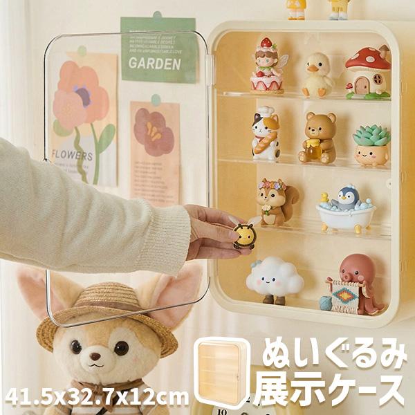 むつごろう置き物、ケース付き LABUBU ケース ぬいぐるみ フィギュア ディスプレイケース