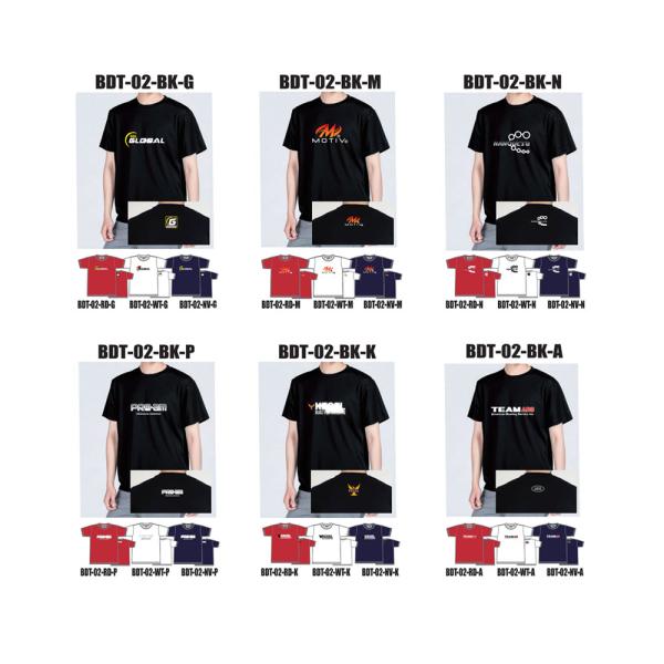 受注生産品/ABS/ボウリングウェア ブランドドライTシャツ/BDT-02サイズ：100〜7L素材：ポリエステル100％受注生産品の為、通常より納期を要します。ご注文確定後の返品・交換・キャンセルはお受けできませんので予めご了承ください。こ...