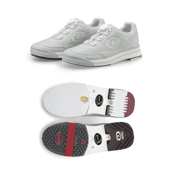 Dexter/ボウリングシューズ SST・X(左右兼用)(グレー)カラー：グレー特徴1：高反発軽量EVAコンフォートミッドソール特徴2：BOAフィットシステム・ディスクレーシング特徴3：SSTX TPU パフォーマンスヒールアタビライザー特...