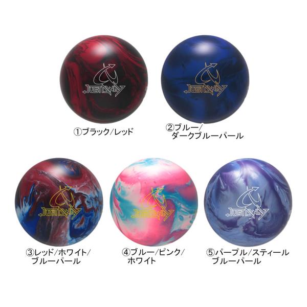 SUNBRIDGE/ジャスタウェイ JUST A WAYネーミングの意味と由来：ただの方法、単なる手段という意味 ボールメーカー：サンブリッジ ボールカラー： 1:ブラック/レッド、2:ブルー/ダークブルーパール、3:レッド/ホワイト/ブル...