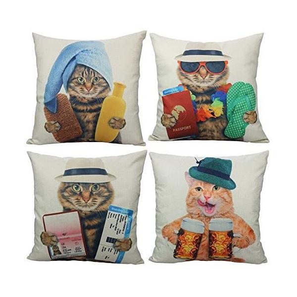 All Smiles クッションカバー 猫 顔 おしゃれ 北欧 4枚セット 45 45cm モダンクッション 人気の4枚セット 45x45 Buyee Buyee Japanese Proxy Service Buy From Japan Bot Online