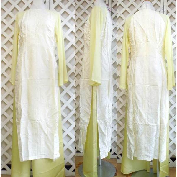 レディース パーティウエア アオザイ アイボリー 長袖 結婚式 フォーマル ベトナム民族衣装 Novatic Vn