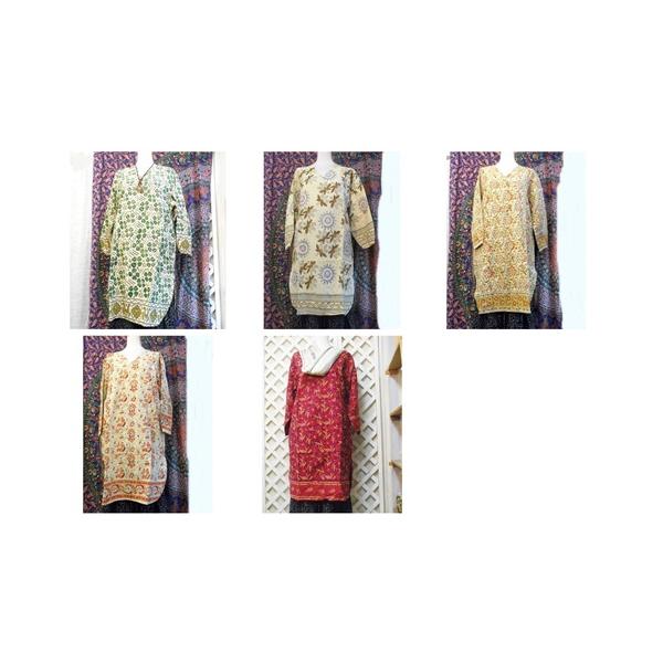 生産地　インド素材　インド綿サイズ　丈１０２センチ前後　　　　横幅５９センチ前後　　　　袖丈５３センチ前後　　　　袖ぐり２９センチ前後　　　　肩幅４７センチ前後かわいいかっぽうぎ丈も横幅もたっぷりしています。厚地の生地なので、何度ざぶざぶ洗...