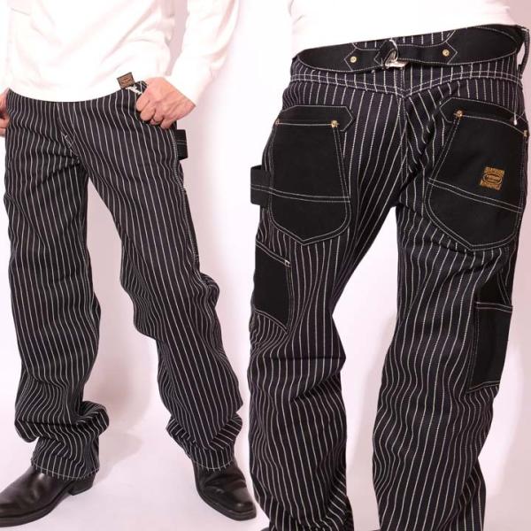 72h限定pMAX17.5倍!6/21pm23:59迄 バンソン VANSON デニム ペインターパンツ NVBL-301 ウォバッシュ タイプB ワークパンツ(RCA)【あすつく対応】 ※裾上げ不可
