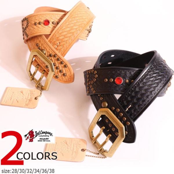 28インチのみラスト1点もってけ価格！在庫限りセール SALE 40%off TEDMAN テッドマン レザースタッズベルト 本革(TDSB-700)エフ商会 型押し ジュエルストーン アメカジ ご奉仕品の為返品交換不可 TEDMAN（テッドマン） 28インチのみラスト1点もってけ価格！在庫限り