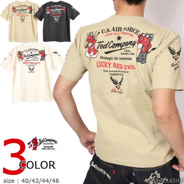テッドマン U.S.AIR FORCE 半袖Tシャツ TDSS-578 TEDMAN エフ商会