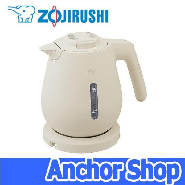 象印マホービン 電気ケトル CK-DA10-CA 安全設計 清潔性 1.0L ベージュ ZOJIRUSHI