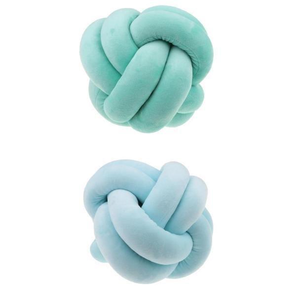 2ピースクッションボールホームソファベビースリープスロー枕の装飾