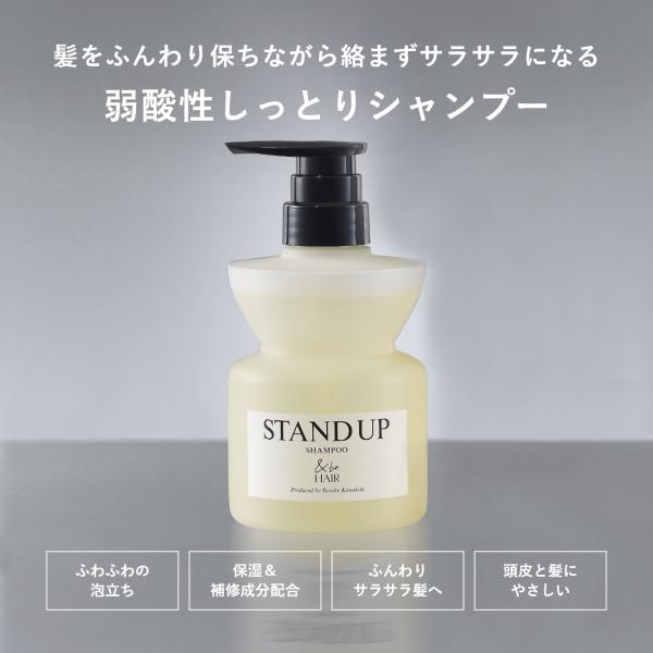 アンドビー 公式 &be スタンドアップシャンプー【詰め替え用】 / ヘアケア サラサラ 370ml 爆買