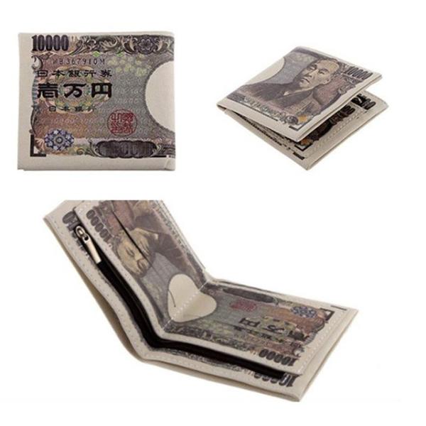 財布 折り畳み財布 二つ折り財布 １万円札柄 メンズ レディース ウォレット おもしろグッズ パーティーグッズ プレゼント 福沢諭吉 Buyee 日本代购平台 产品购物网站大全 Buyee一站式代购 Bot Online