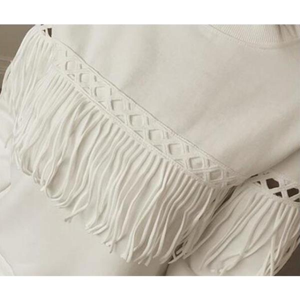 レディース トレーナー 白 ボヘミアン フリンジ 春 秋 トップス 長袖 無地 トレンド 韓国ファッション オルチャン ｌサイズ Buyee Buyee 提供一站式最全面最專業現地yahoo Japan拍賣代bid代拍代購服務 Bot Online