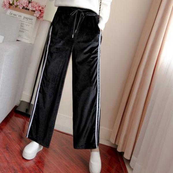 レディース サイドラインパンツ ワイドパンツ ベロア オルチャン 韓国ファッション ダンス ヨガ ジャージ ルームウェア 秋冬 黒 Buyee Buyee Japanischer Proxy Service Kaufen Sie Aus Japan