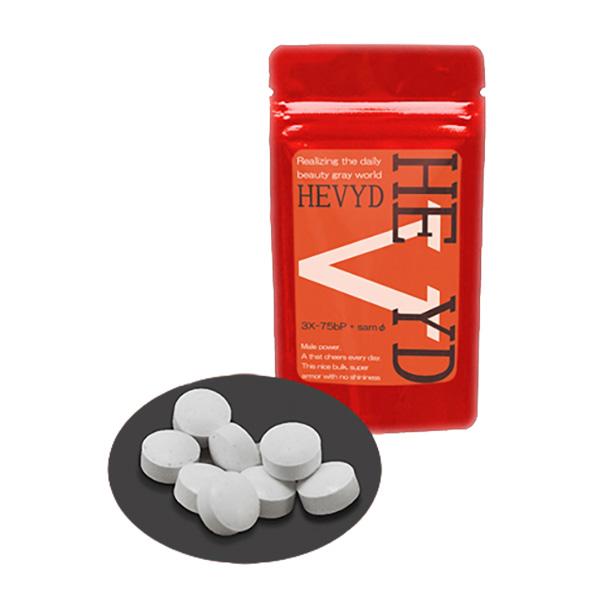 【商品名】HEVYD（ヘビード）【原材料名】トンカットアリ末(国内製造),メロン抽出物（マルトデキストリン、小麦、メロン),梅肉エキスパウダー,L-シトルリン,L-アルギニン,鹿の角鹿の角,ワイルドヤム乾燥エキス,ロディオラロゼアエキス,ム...
