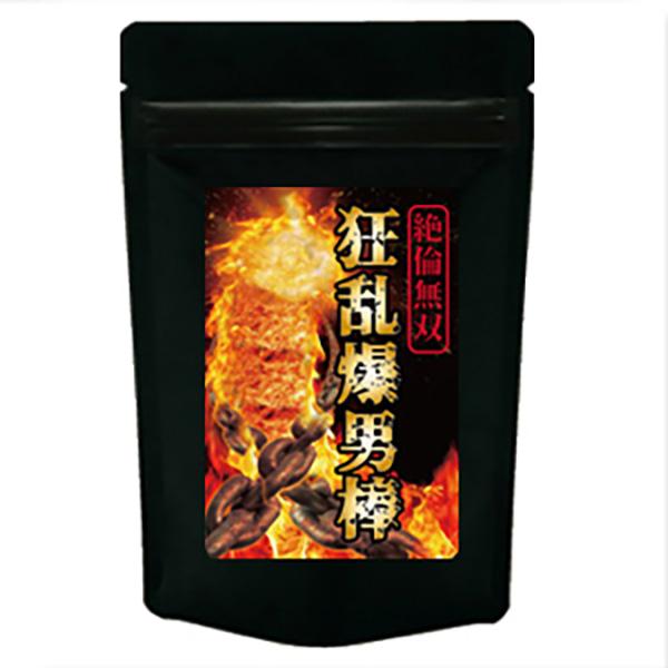 【商品名】狂乱爆男棒【原材料名】トンカットアリ末(国内製造)、マカパウダー、L-シトルリン、亜鉛含有酵母 / セルロース、ステアリン酸カルシウム、微粒酸化ケイ素、L-アルギニン【内容量】15ｇ（250ｍｇ×60粒）【お召し上がり方】栄養補助...