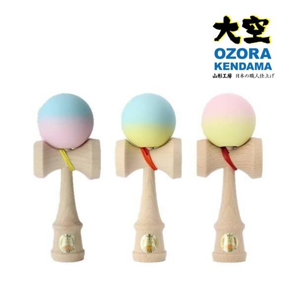 6本　木目　無塗装　けん玉大空日本けん玉協会認定競技用けん玉 山形工房 日本製 競技用けん玉 大空 プレミアムクリアレッド