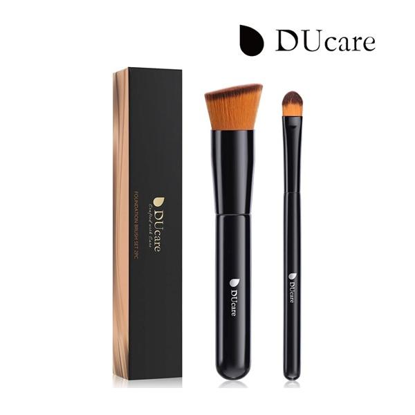 【プロ化粧師が監修】プロ化粧師の意見を参考に設計した化粧ブラシ。崩れにくいベースメイクを実現するため、二本で全方位無敵のファンデーションブラシ＆コンシーラーブラシセットを作った。これセットで揃う&amp;初心者でも簡単に崩れにくいベースメイ...