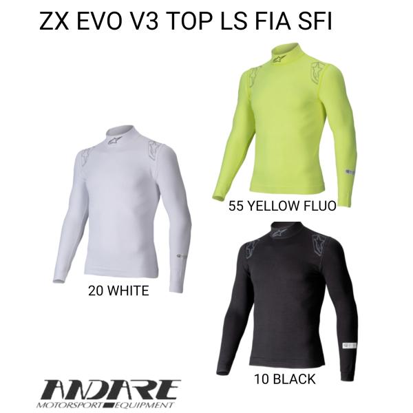 アルパインスターズ アルパインスターズ アンダーウェア ZX EVO V3 TOP LS FIA SFI