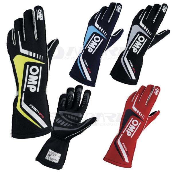 FIA公認 OMP レーシンググローブ FIRST-S GLOVES Mサイズ FIRST GLOVES FIA 8856-2018 - SFI 3.3/5 | Racing Gloves | OMP