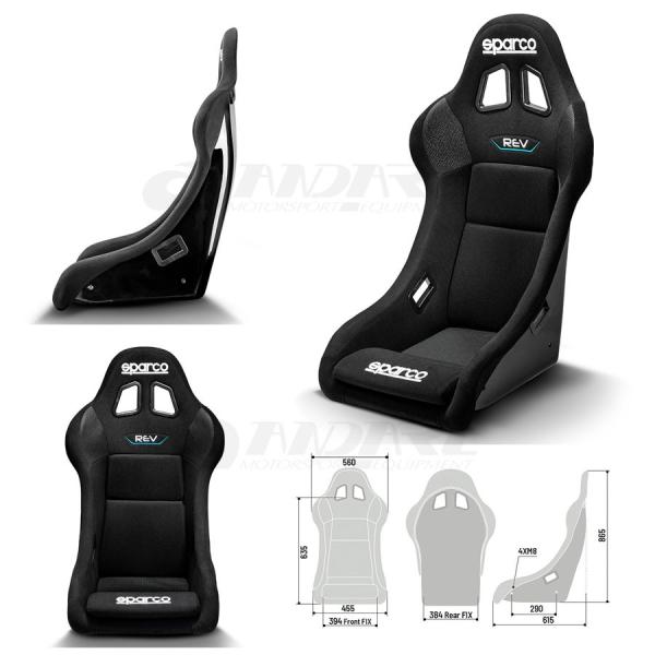 スパルコ(SPARCO) レーシング フルバケットシート REV QRT