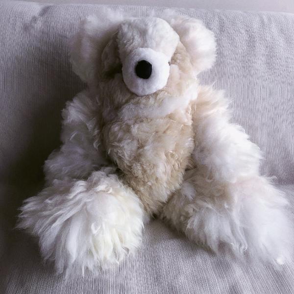 大きいくまのぬいぐるみ ベビーアルパカ毛 リアル 圧巻55cm