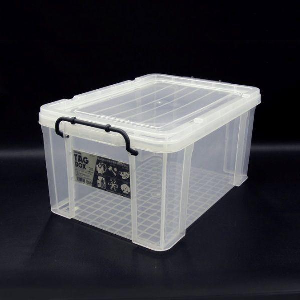 収納ボックス 収納ケース フタ付き プラスチック製 タグボックス05 透明 クリア 約幅531 奥行361 高さ270mm 1台単位 収納箱 積み重ね可能 プレート付 D アンドハウス Yahoo 店 通販 Yahoo ショッピング