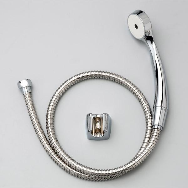 蛇口 シャワー 立水栓/水栓柱に取付け屋外用 シャワーホースセット