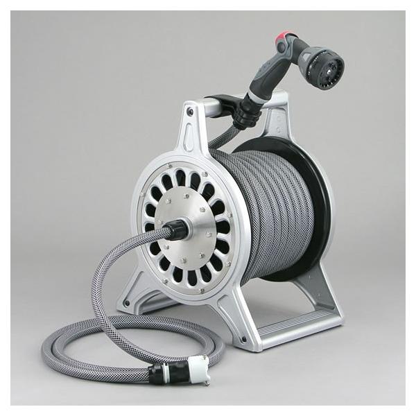 ホースリール 散水 おしゃれ ガーデンレトロホースリール ブロッサリール シルバー レッド ブラック 銀 赤 黒 シャワーノズル付 Buyee Buyee Japanese Proxy Service Buy From Japan Bot Online