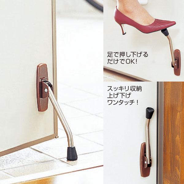 ドアストッパー マグネット（磁石）式は強力磁石とミクロ超吸着シートのＷ効果でガッチリ固定！ドアを傷つけず、ワンタッチで取付簡単！両足がふさがっていても足で軽く踏むだけでドアを好きな位置にストップ！上げて収納、下げて使用！強力磁石だからスチー...