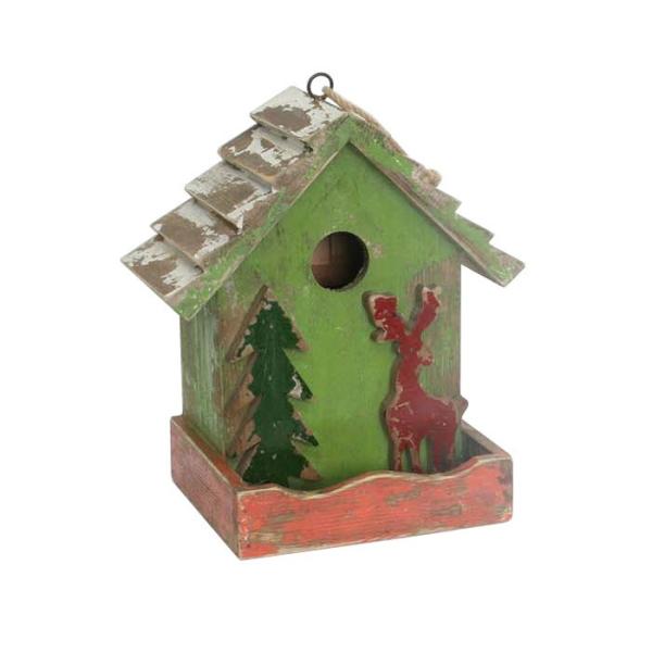 ガーデン用のバードハウスです。小鳥が集まる憩いの場をお庭に作ってみてはいかがでしょうか。レトロなものからポップなデザインまで豊富なバリエーションの中からお好みでお選びいただけます。■サイズ（mm）：幅220×高さ250×奥行145■重量(k...