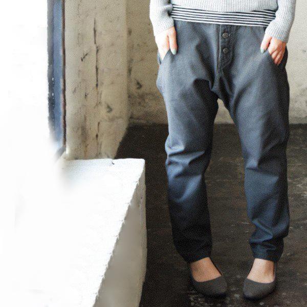 レディースパンツ ボトムス サルエルパンツ ボタン コットン ゆるカジ 代 30代 40代 おしゃれ アンドイット And It レディース 通販 Paypayモール