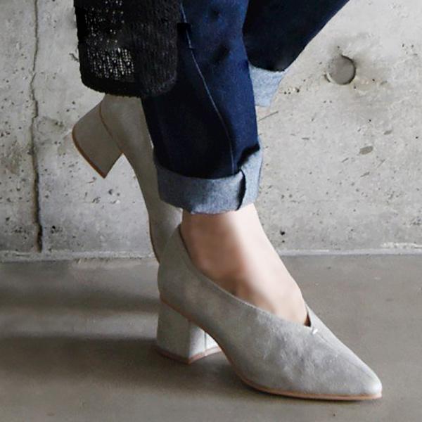 パンプス チャンキーヒール シンプル おしゃれ 大人 靴 レディース アンドイットpaypayモール店 通販 Paypayモール