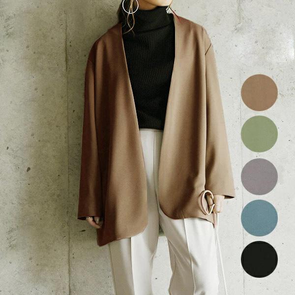 ジャケット レディース オフィス 春夏秋冬 フォーマル 羽織り ノーカラー ワンマイル 長袖 きれいめ 50代 40代 30代 代 トップス 黒 おしゃれ アンドイット And It レディース 通販 Paypayモール