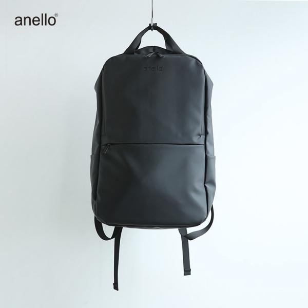 anello アネロ リュック レディース メンズ 黒 20l a4 撥水 大容量 軽量 ポケット多い デイパック バックパック かばん 鞄 通学 ブランド 春 夏 秋 冬 おしゃれ