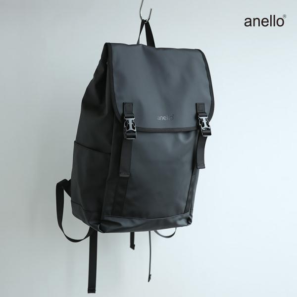 anello アネロ リュック レディース メンズ 黒 19l a4 撥水 大容量 軽量 デイパック バックパック かばん 鞄 通学 ブランド 春 夏 秋 冬 おしゃれ
