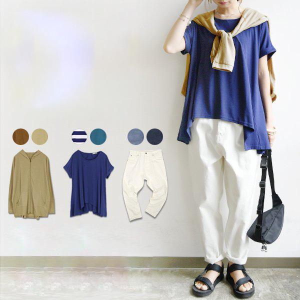 福袋 夏 21 レディース 3点セット カットソー Tシャツ Uvカット パーカー トップス パンツ デニム Sale バーゲン 代 30代 40代 50代 おしゃれ アンドイット And It レディース 通販 Paypayモール