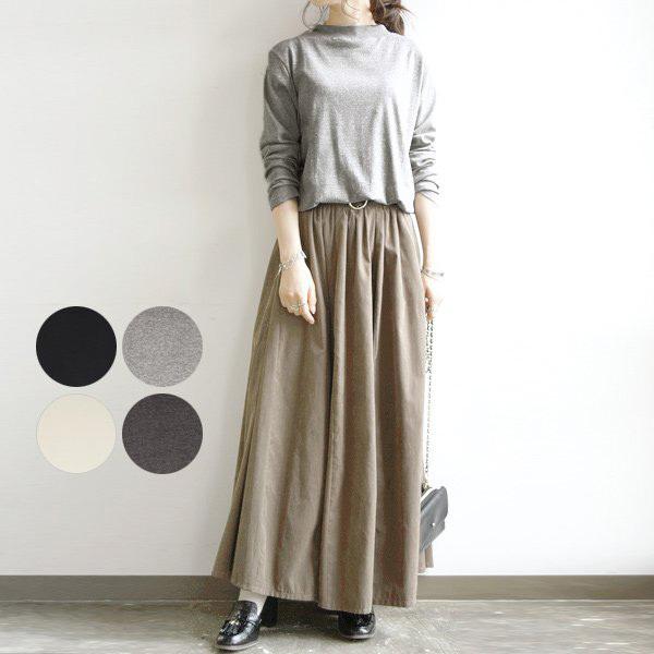 カットソー トップス 長袖 シンプル 無地 着回し レディース 代 30代 40代 おしゃれ アンドイット And It レディース 通販 Paypayモール